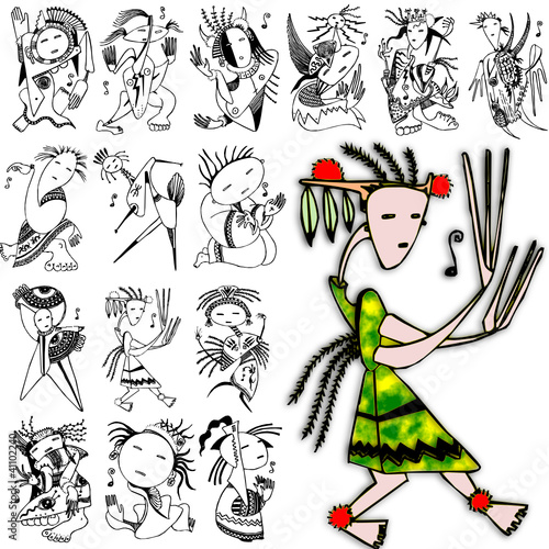 character action diva style design costume