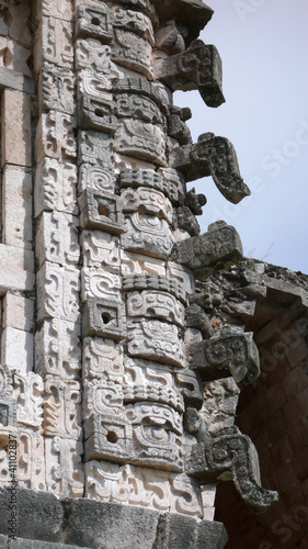 Detalle de las ruinas mayas de Uxmal, Yucatán, México © Oscar Espinosa