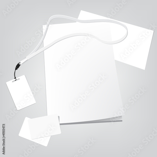 Set of corporate identity templates