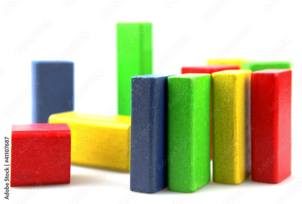 Wooden building blocks Wooden building blocks