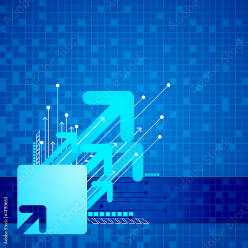 Futuristic Arrow Background