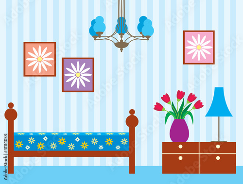 Living room. vector