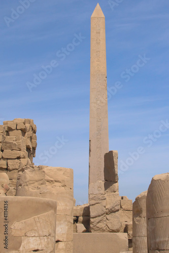 Obelisk in Luxor  Egypt 