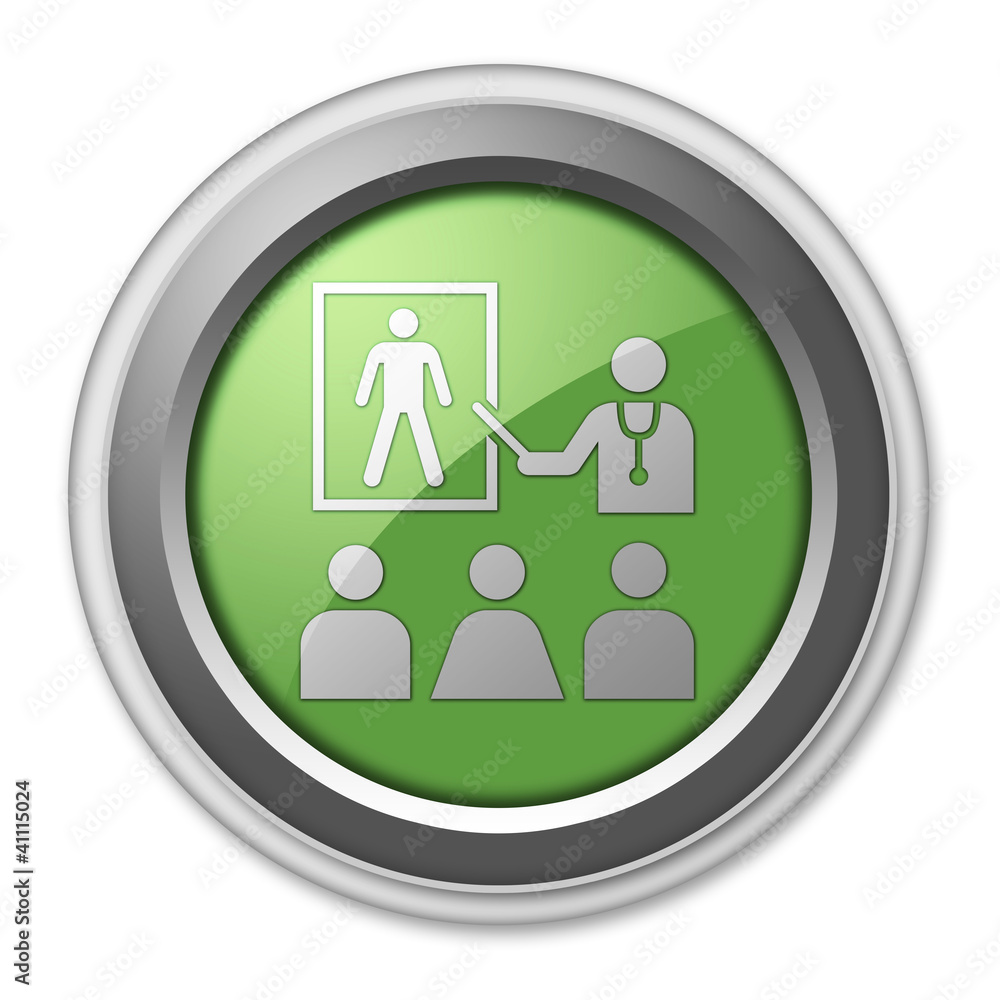 Green 3D Style Button Green 3D Style Button