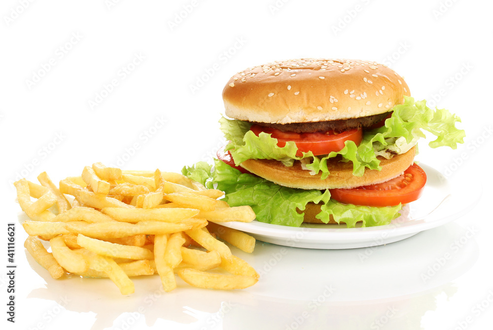 Big and tasty hamburger Big and tasty hamburger