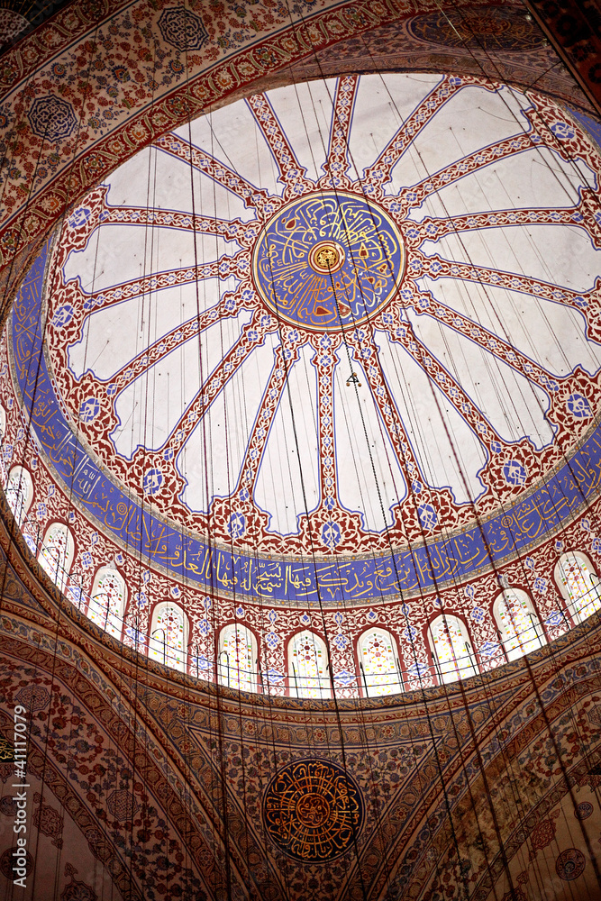 Blaue Moschee Istanbul - Interior