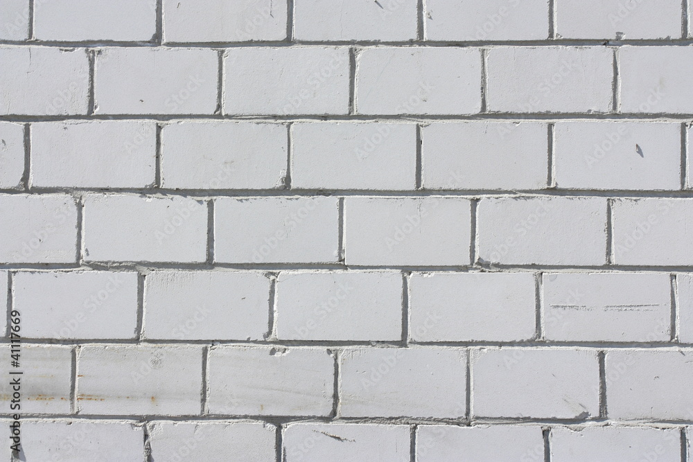 Obraz premium white brick wall background