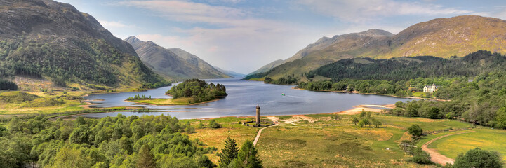 Keuken achterwand Glenfinnanviaduct Panorama Loch Shiel en Glenfinnan monument  © Cisek Ciesielski