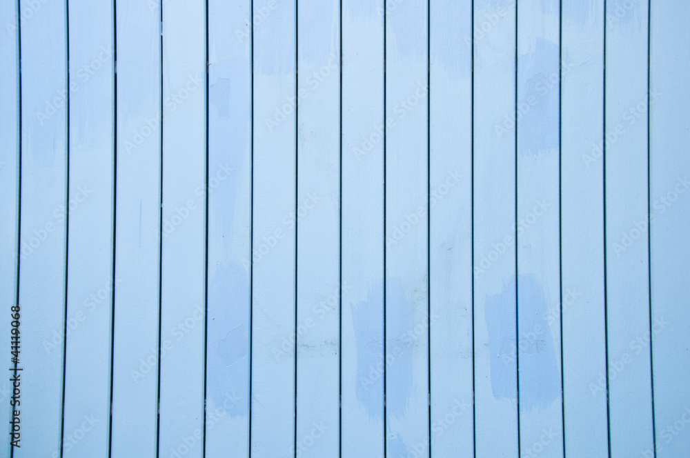 wood painted blue closeup