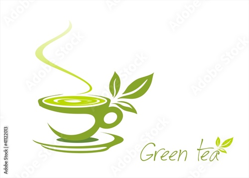 green tea, tea leaves , business logo design, India