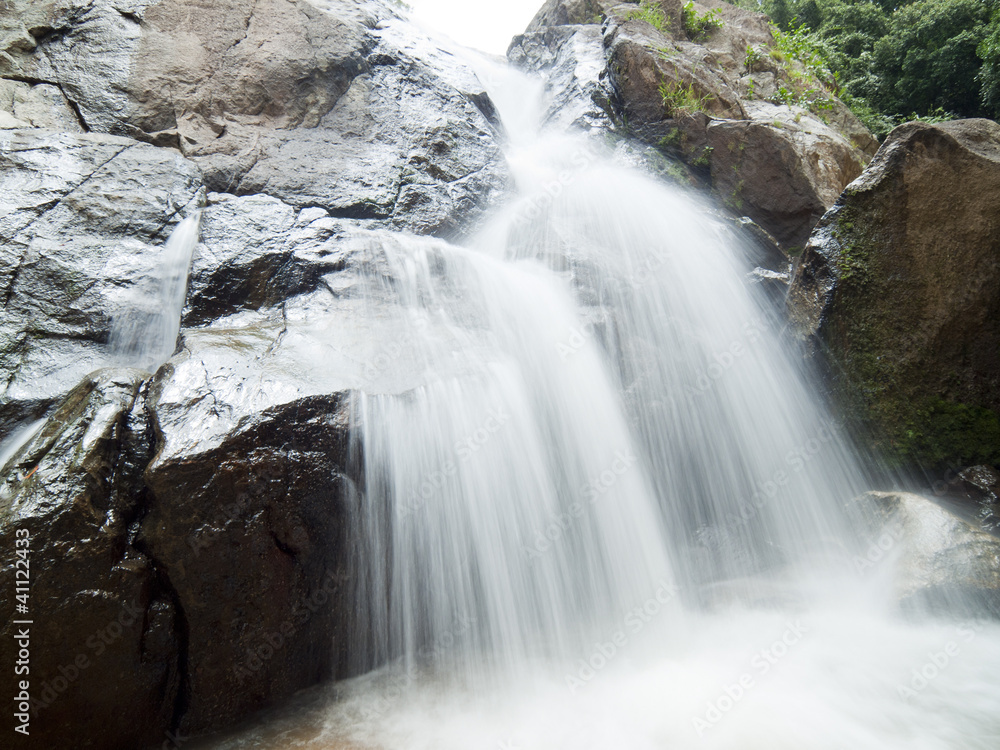 Obraz premium waterfall in the jungle, Koh Samui island, Thailand