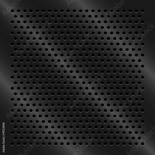 Perforated Metal Plate Black