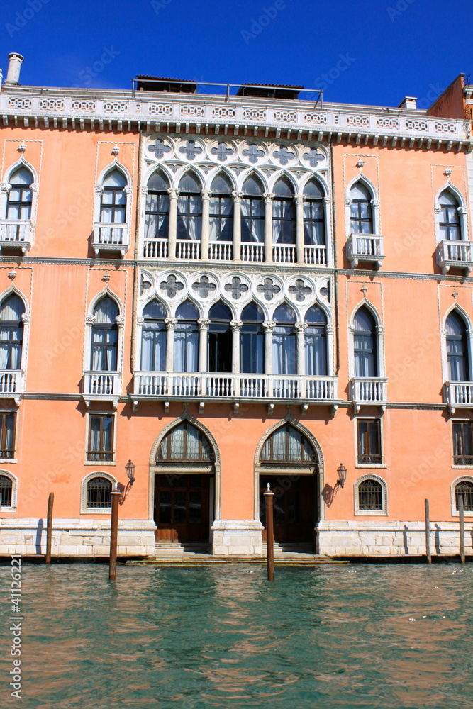 Palais vénitien sur le Grand Canal de Venise - Italie