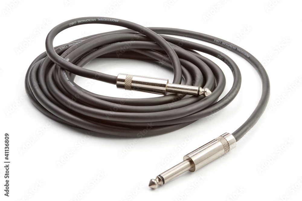black microphone cable black microphone cable