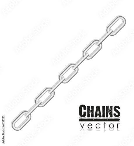 Silver link chain