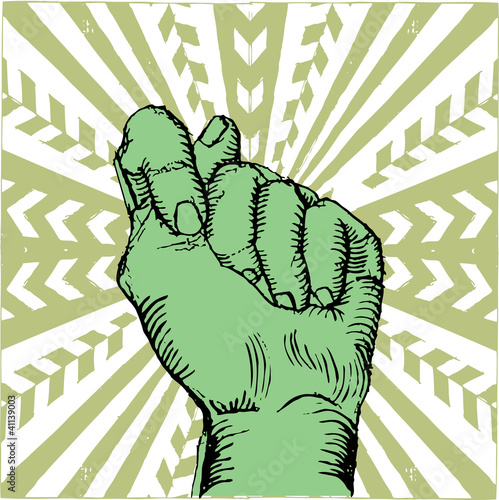 pop art fist