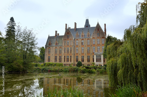 Wasserschloss in Flandern