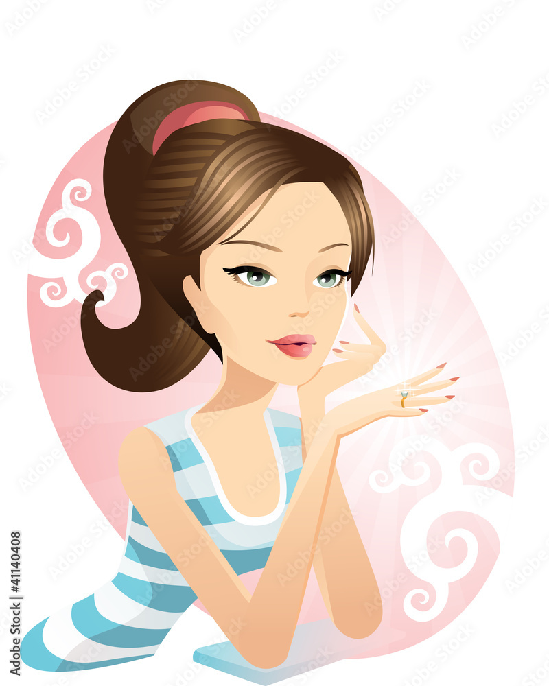 young woman young woman