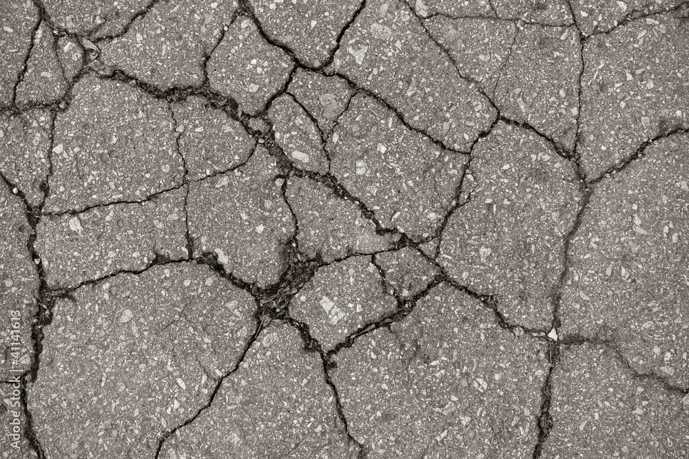 Fragment of the old road surface Fragment of the old road surface