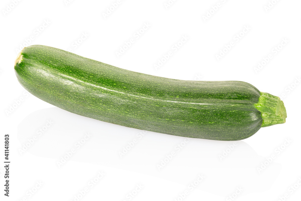 Courgette isolated on white, clipping path included Courgette isolated on white, clipping path included