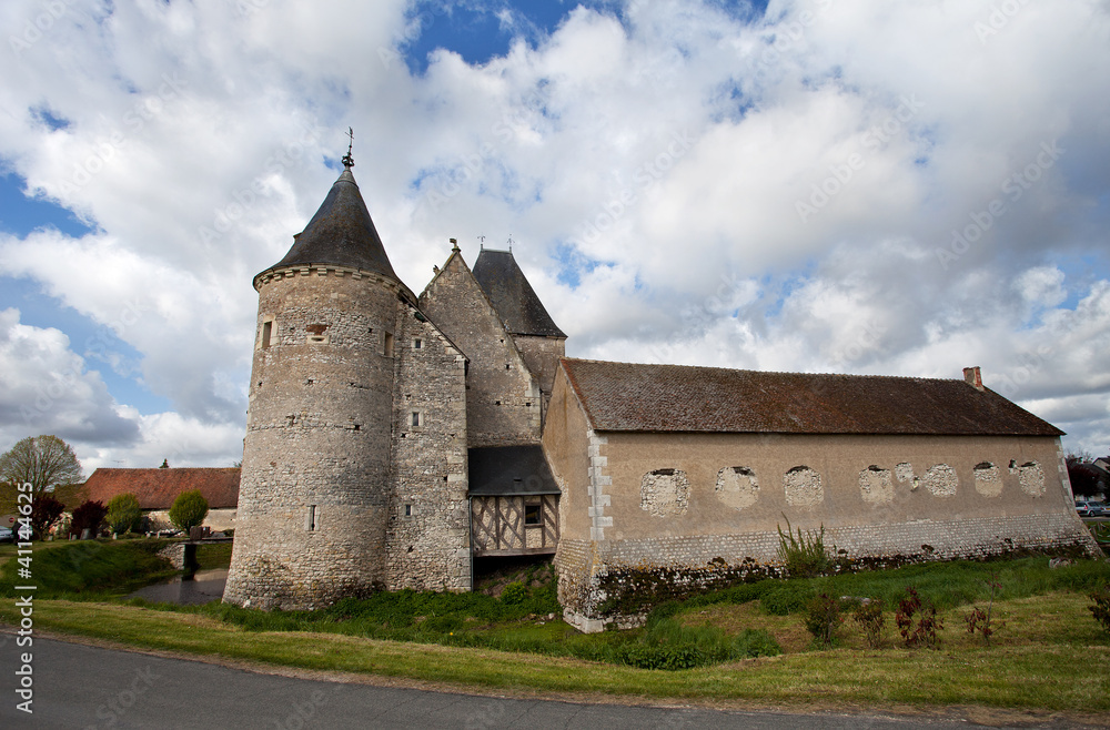 castle in Loira, France castle in Loira, France
