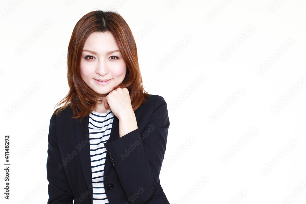 笑顔のOL 笑顔のOL