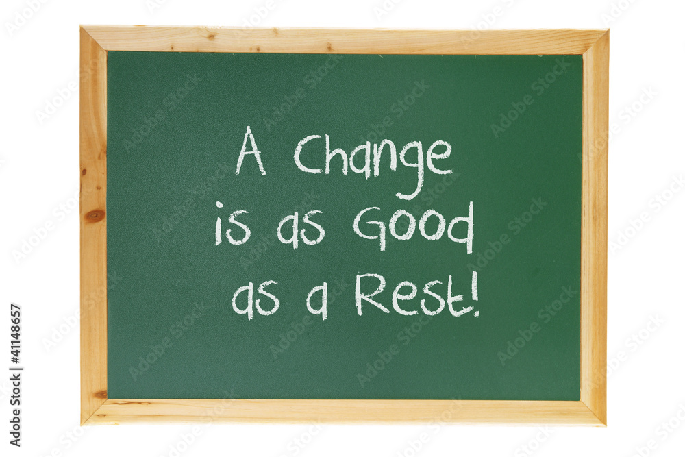 Blackboard with Inspiration Message Blackboard with Inspiration Message