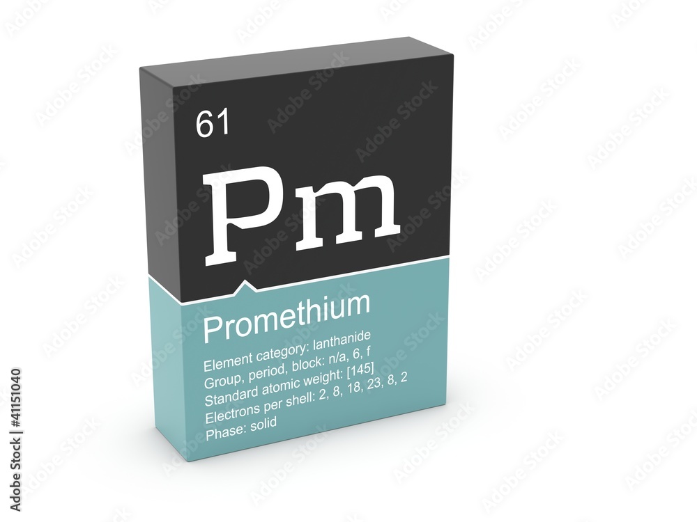 Promethium from Mendeleev's periodic table Promethium from Mendeleev's periodic table