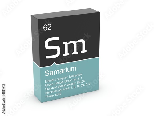 Samarium from Mendeleev's periodic table