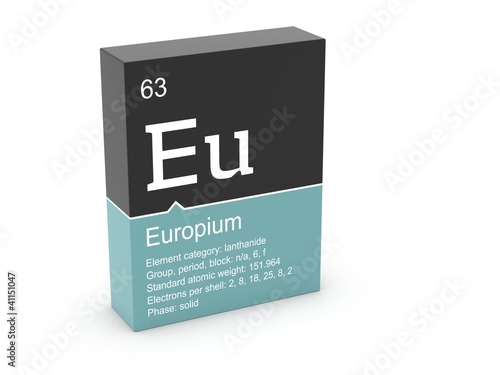 Europium from Mendeleev's periodic table