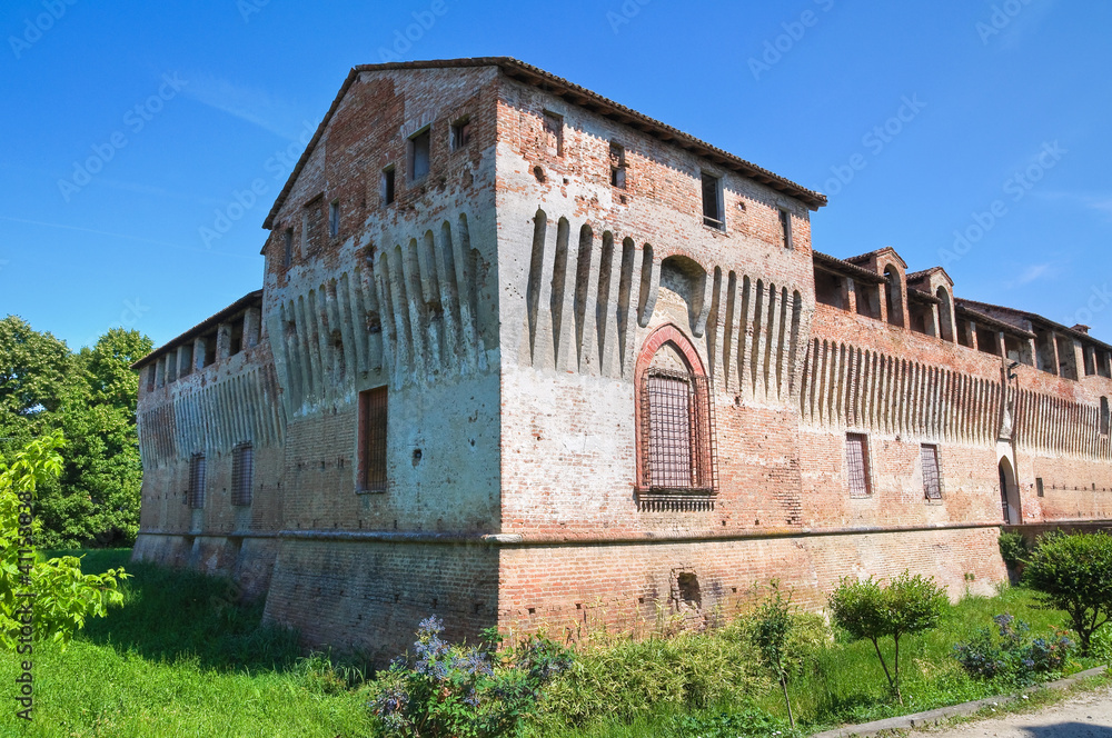Castle of Roccabianca. Emilia-Romagna. Italy.