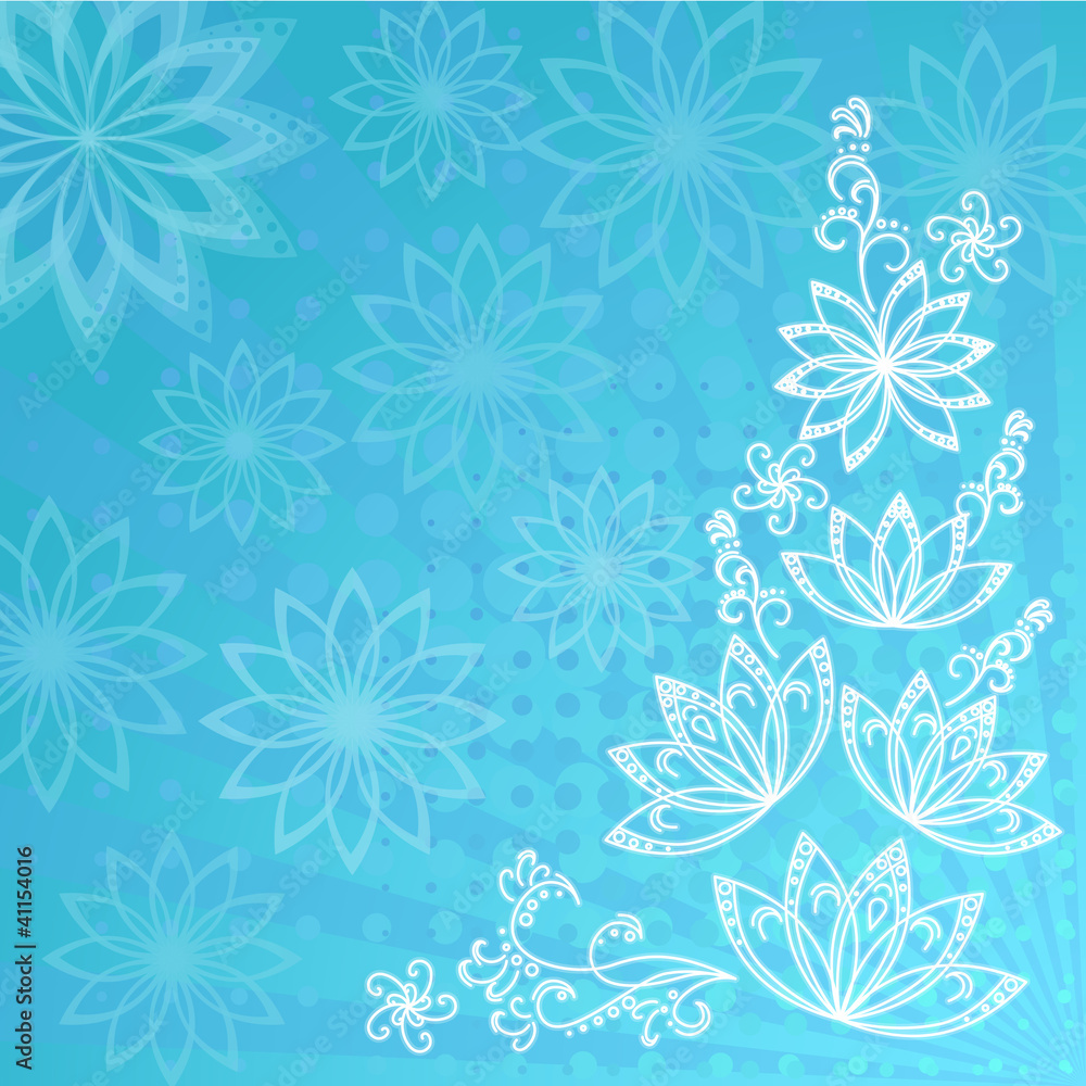 Abstract floral background