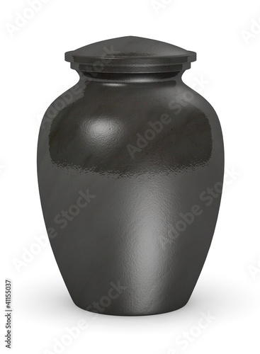 3d render of urn for ashes photo