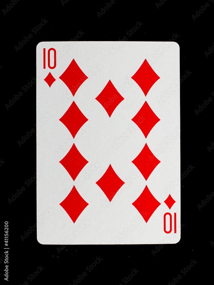 Playing card (ten)