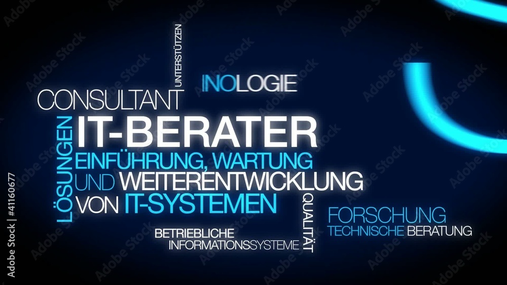 IT-Berater IT-Consultant Weiterentwicklung IT-Systemen tag cloud