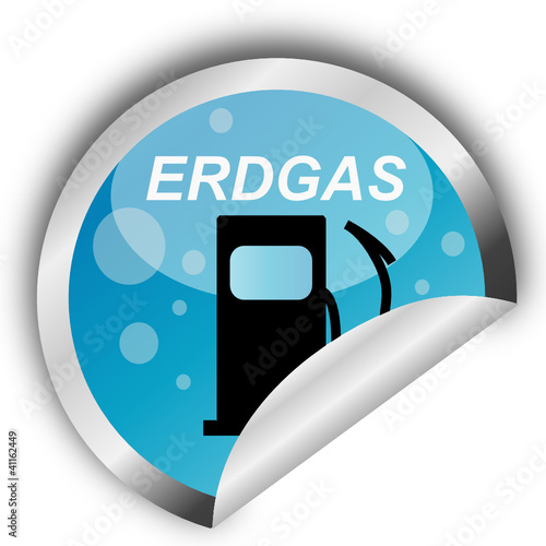 Erdgas- Sticker
