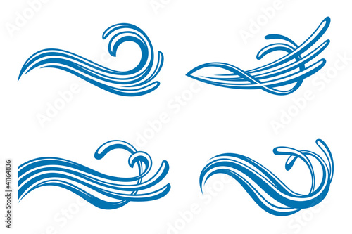 abstract image of water set design