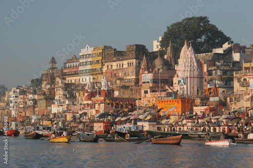Varanasi - Blick vom Fluss