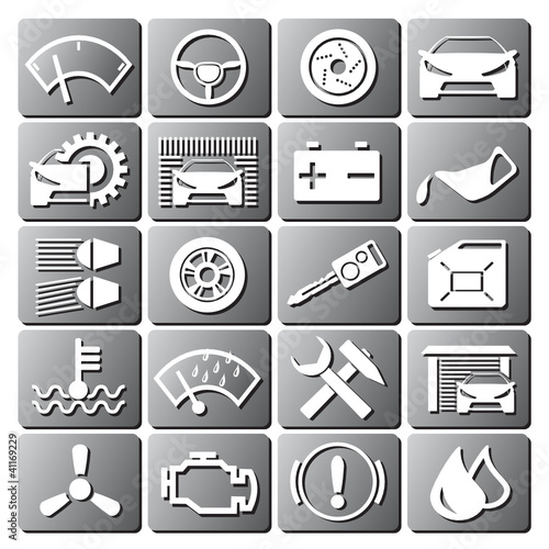 car icon set