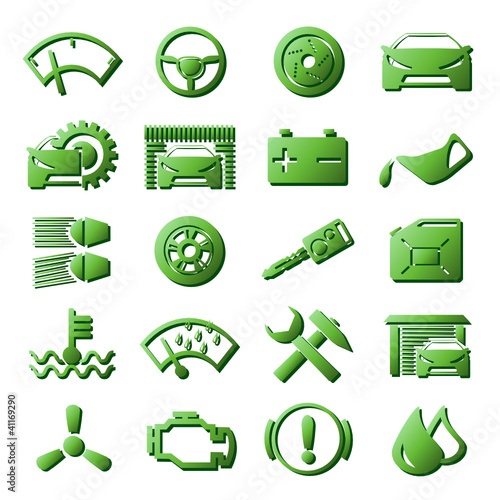 car icon set