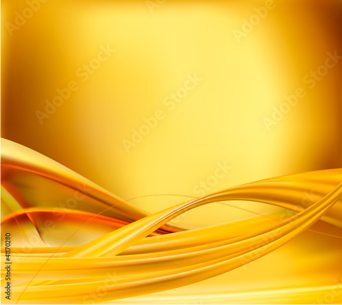 Elegant abstract gold background. Vector illustration