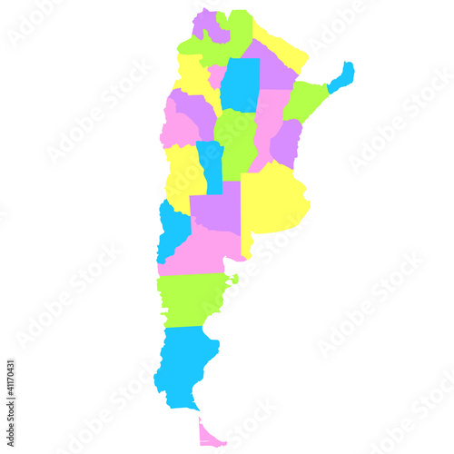アルゼンチン地図
