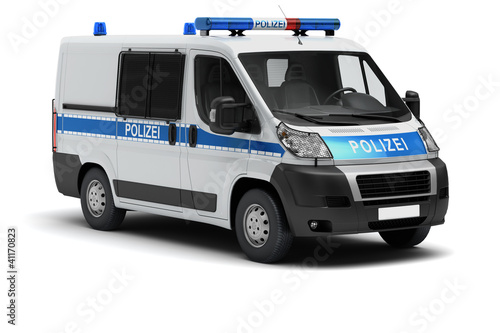 Einsatzfahrzeug der Polizei