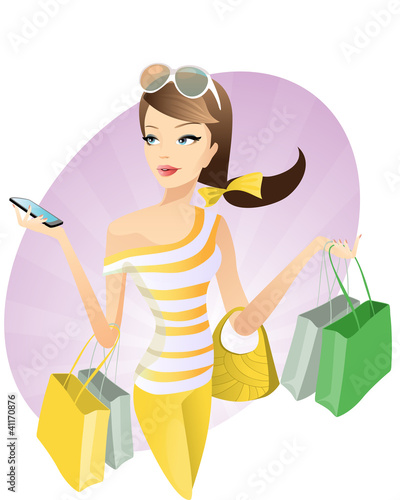 shopping women