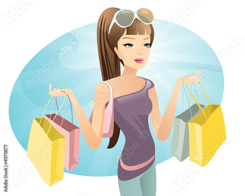 shopping women