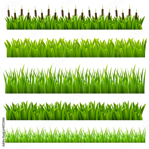 Set from grass
