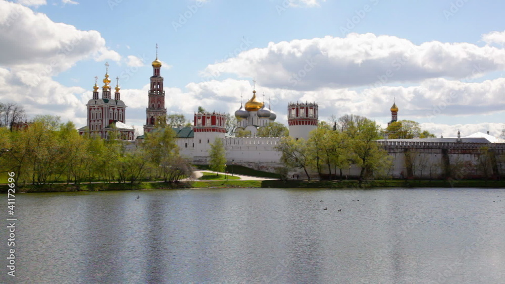 Novodevichy Convent in Moscow , Russia. Novodevichy Convent in Moscow , Russia.
