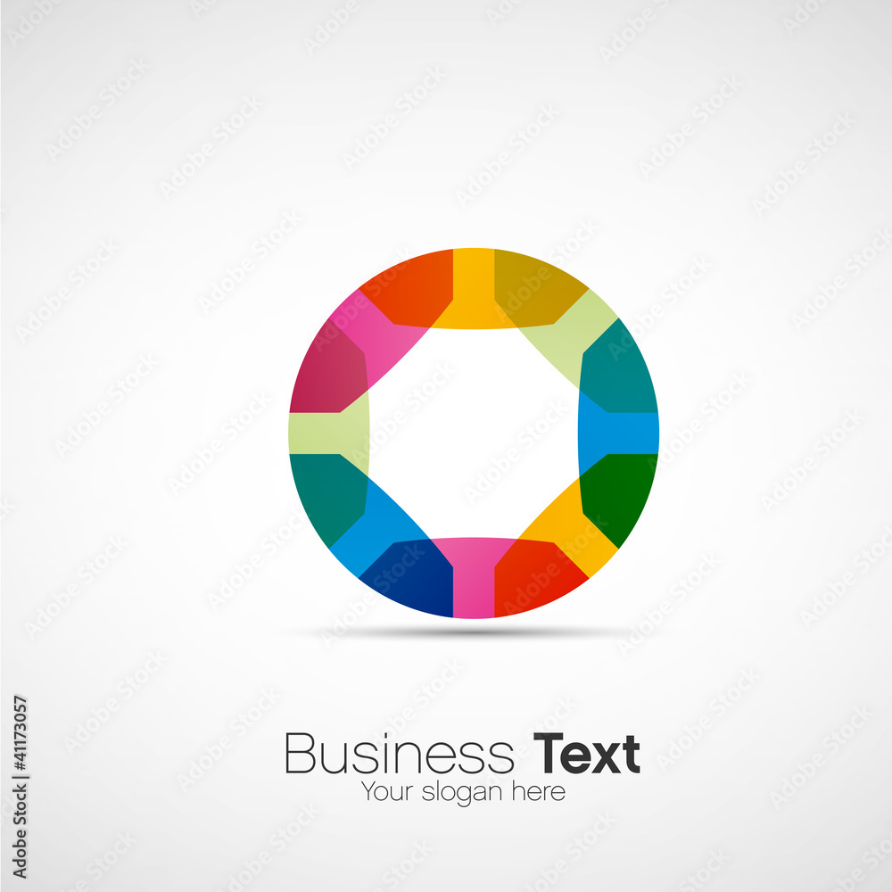 logo cercle multi-colors design logo cercle multi-colors design
