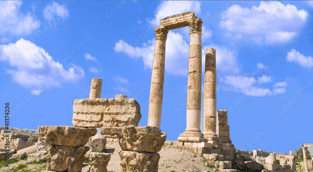 Hercules temple located in Amma, Al-Qasr site, Jordan