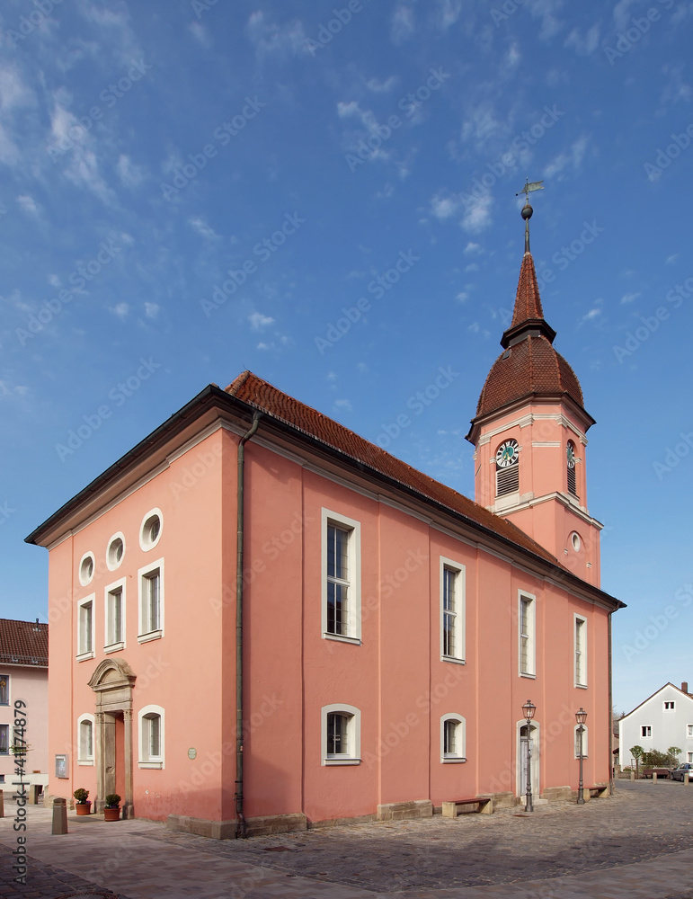 Fototapeta premium Markgrafenkirche in Treuchtlingen